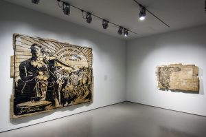 <i>womxn workers of the world unite</i>, 2018 </br> installation view, contemporary arts center, cincinnati
