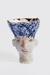 <i>untitled</i>, 2004
</br>
glazed ceramic, 8,2 x 6,9 x 8 cm / 3.2 x 2.7 x 3.1 in