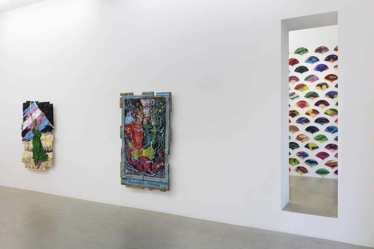 <i>disrupting and resisting</i>, 2018</br>installation view, kaufmann repetto, milan