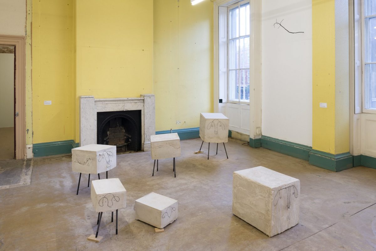 <i>a needle walks into a haystack</i>, 2014 
</br>
installation view, liverpool biennial, Liverpool
>