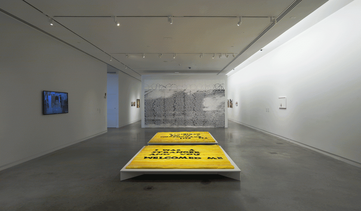 <i>sanctuary</i>, 2016
 </br> 
installation view, the bronx museum, new york>