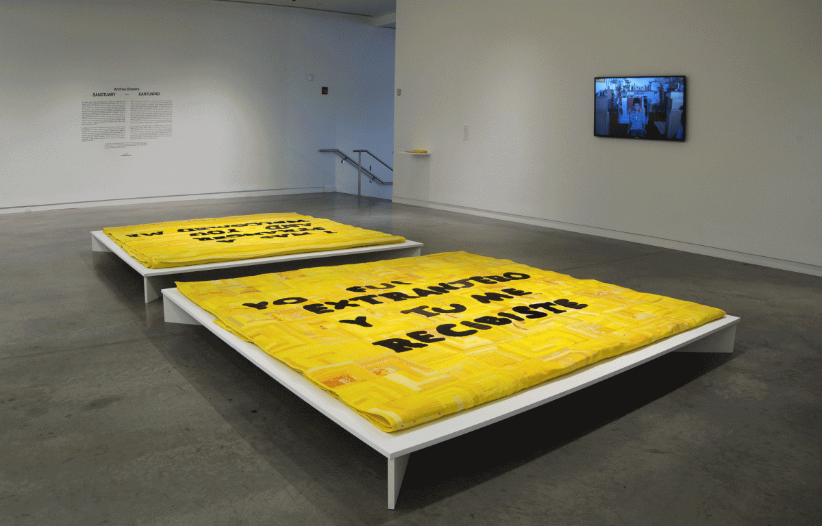 <i>sanctuary</i>, 2016
</br> 
installation view, the bronx museum, new york>