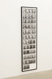 <I>subject lost</I>, 2013
</br>
epson print, 210,2 x 54,6 cm / 82.7 x 21.4 in 
