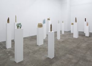 <i>simone fattal</i>, 2017
</br>
installation view, kaufmann repetto, new york
