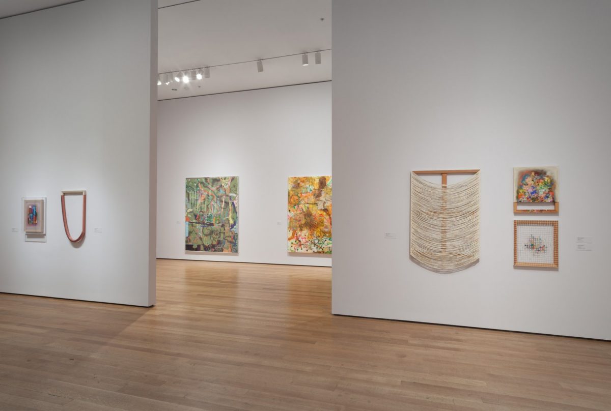 <I>the forever now: contemporary painting in an atemporal world</I>, 2014
</br>
installation view, moma, new york>