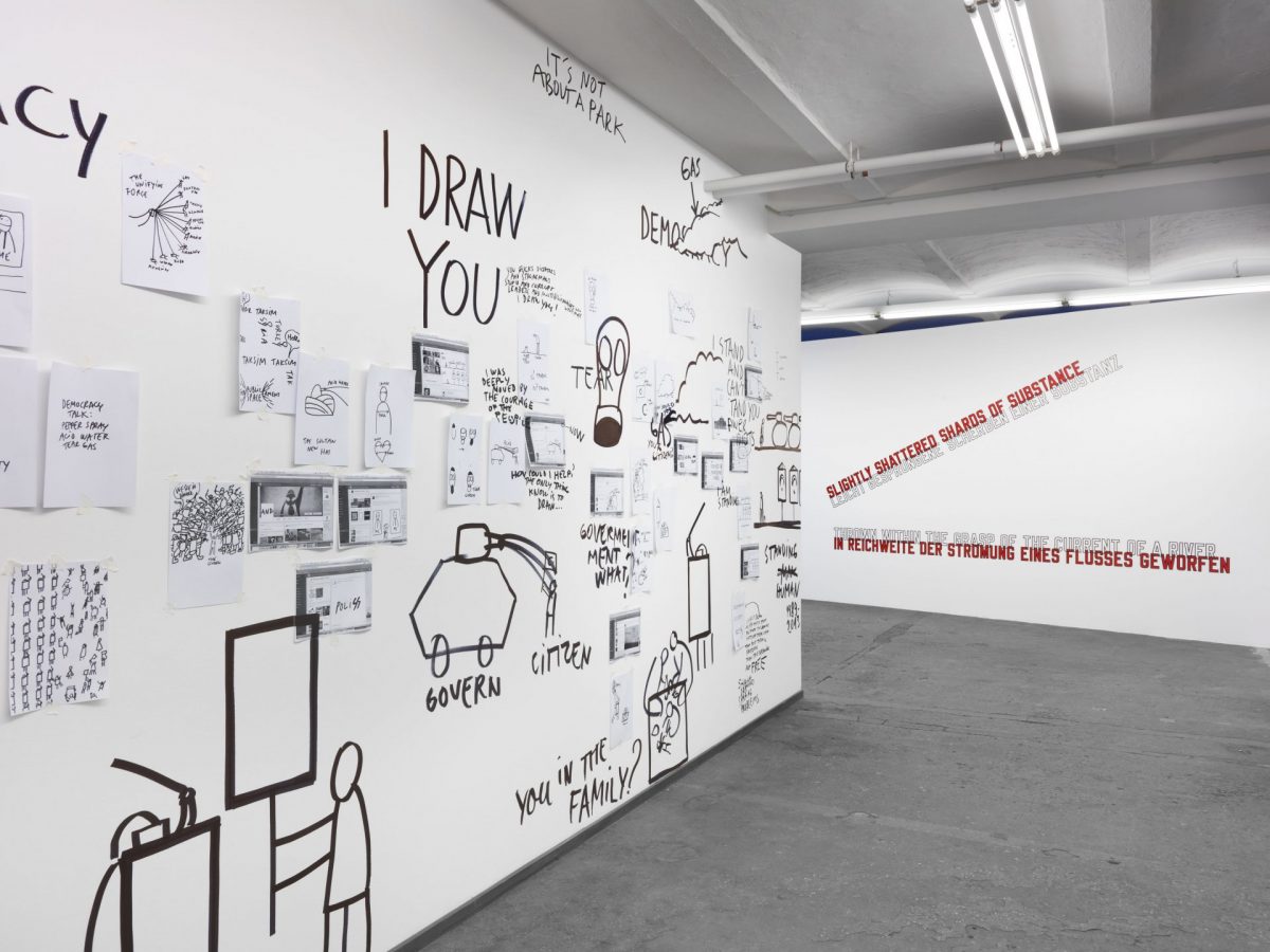 <I>the unanswered question, iskele 2</I>, 2013
</br>
installation view, neuer berliner kunstverein and tanas, berlin>