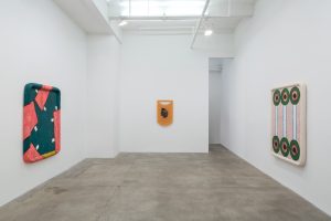 <i>hubris, pubis, scatis</I>, 2018
</br>
installation view, kaufmann repetto, new york
