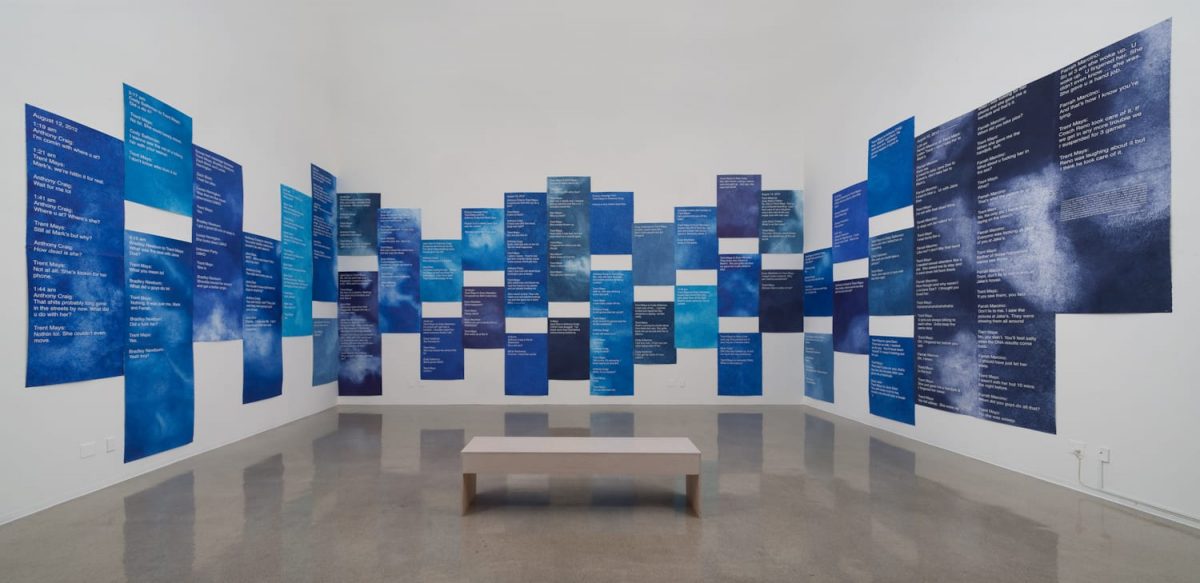 <i>#sweetjane</i>, 2014
</br> 
installation view, pitzer college art galleries and pomona college museum of art, claremont>