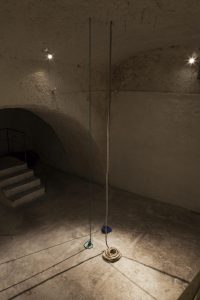 <i>from down, from up and in between</i>, 2013 
</br>
installation view, fondazione morra greco, naples

