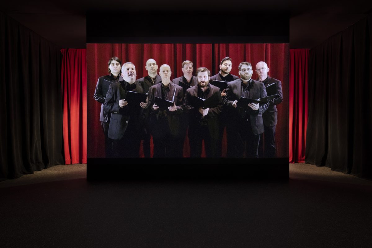 <i>I’m Your Man (A Portrait of Leonard Cohen)</i>, 2017
</br>
19-Channel Installation: 19 Hard Drives, 40'43''
</br>
<I>leonard cohen. a crack in everything</I>, installation view, 2019
</br>
the Jewish Museum, New York
</br>
Commissioned by the Musée d'art contemporain de Montréal>