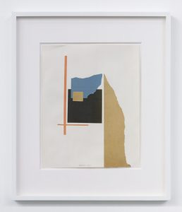<i>senza titolo (untitled)</i>, 1951
</br>
collage and mixed media on paper, 40,5 x 25,3 cm / 15.9 x 10 in
