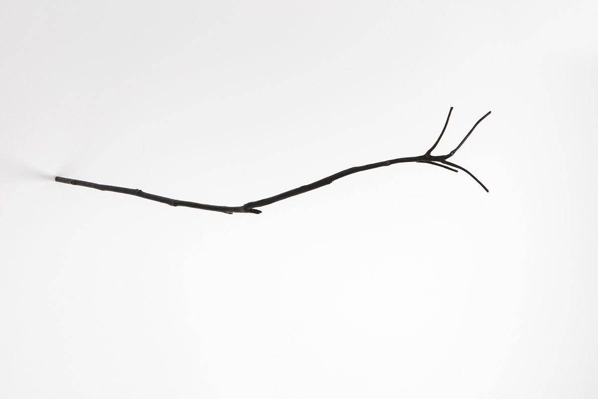 <i>the sumac is like the cherry blossom branch</i>, 2013
</br>
cast bronze, 15 x 15 x 90 cm / 5.9 x 5.9 x 35.4 in>