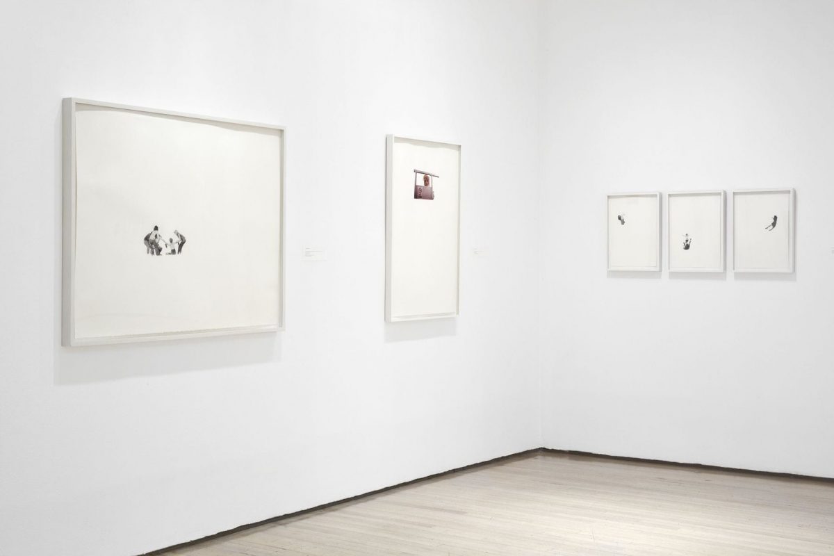 <i>drawn from photography</i>, 2011
</br>
installation view, the drawing center, new york>