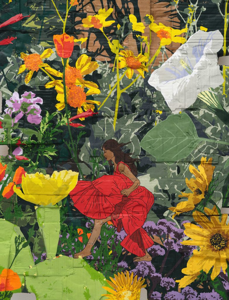 <i>Untitled</i>, 2024 </br>
acrylic on cardboard</br>
(detail)>
