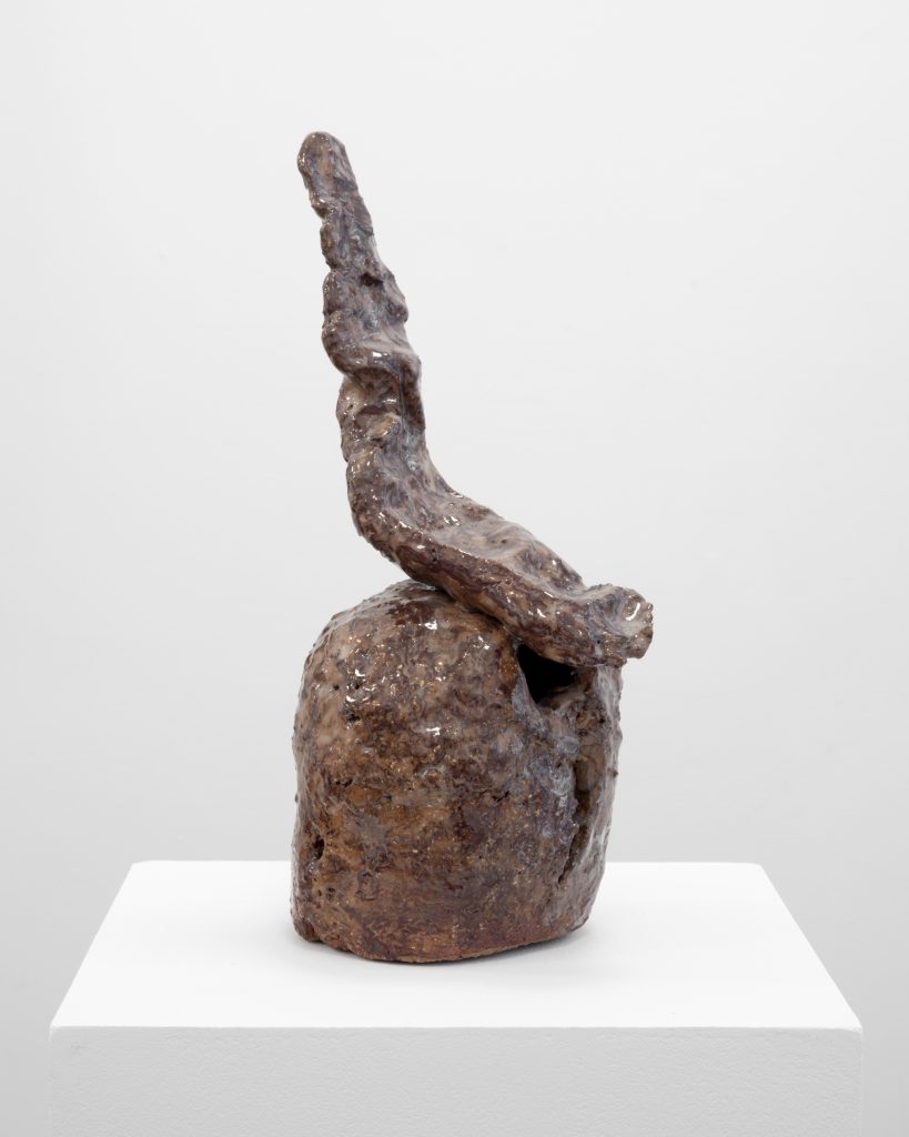 <i>Woman Sitting on a Rock,</i> 2019
</br>
glazed ceramic,</br>32 x 15 x 17 cm / 12.6 x 5.9 x 6.7 in