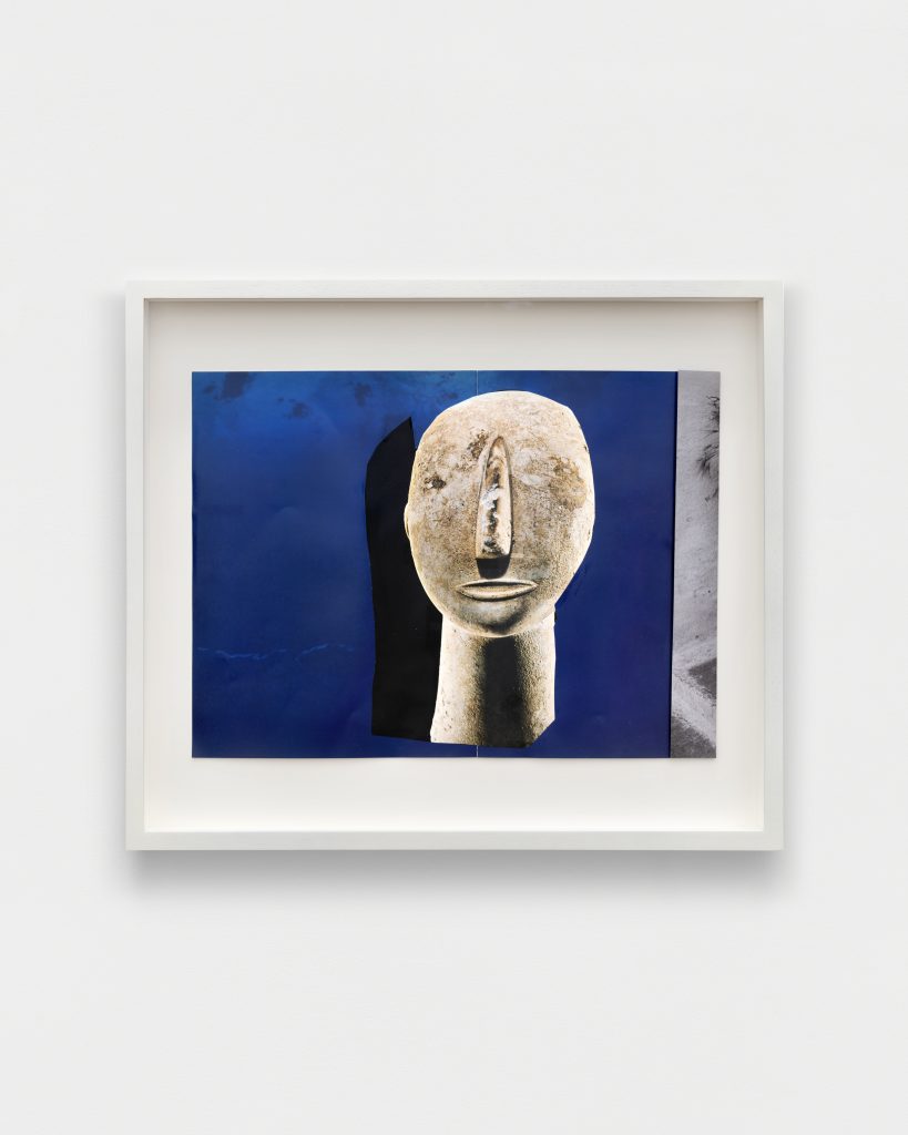 <i>May in Greece (8)</i>, 2025
</br>
collage on cardboard</br>37 x 44 cm / 14.5 x 17.2 in