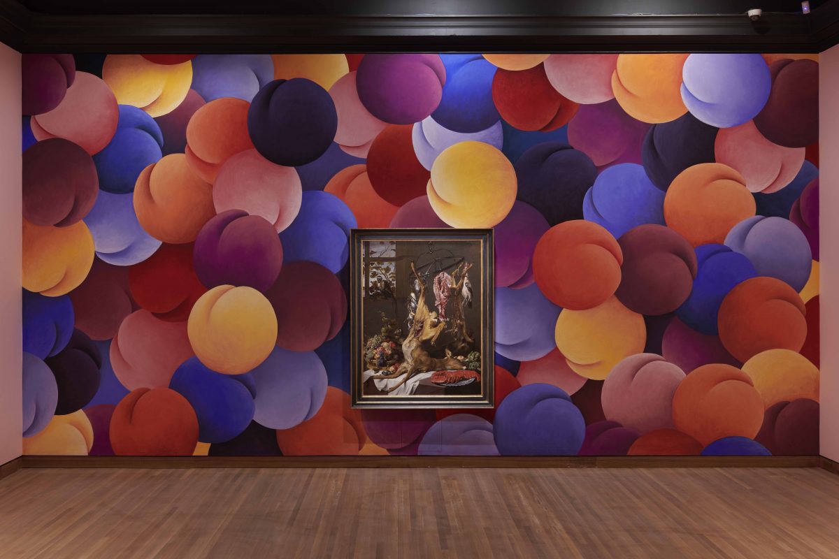 <I>L’heure mauve</i>, 2022
</br> installation view, Montreal museum of fine arts>