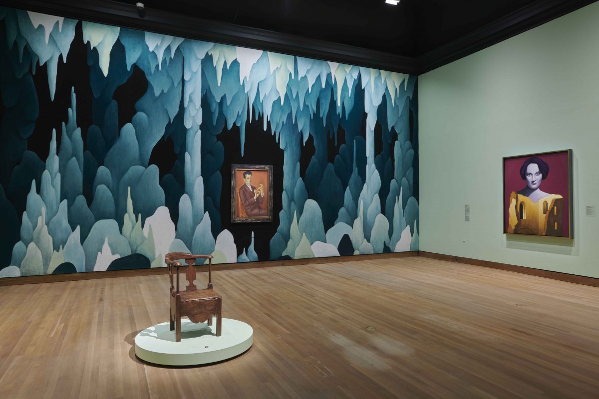 <I>L’heure mauve</i>, 2022
</br> installation view, Montreal museum of fine arts>