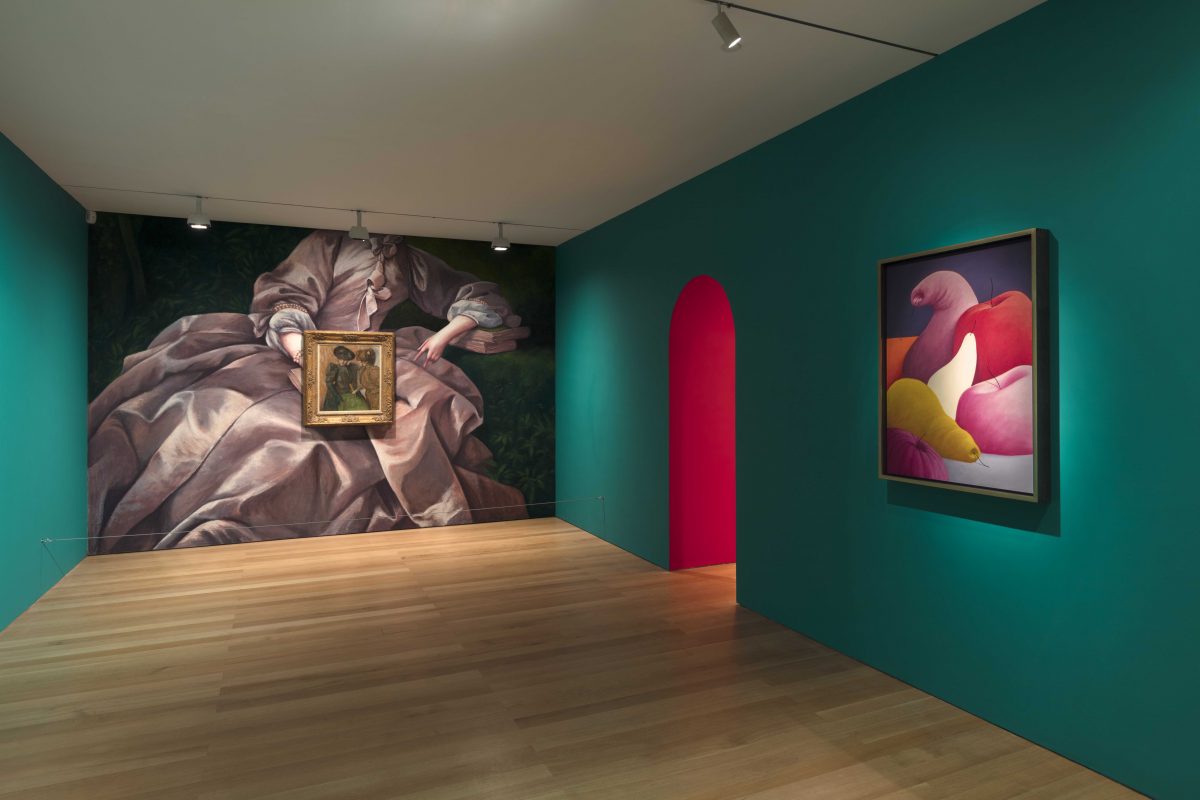 <i>nicolas party: pastel</i>, 2019
</br>
installation view, the flag art foundation, New York>