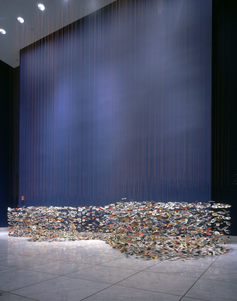 <i>oroscopo</i>, 2003 
</br>
installation view, hammer museum, los angeles>