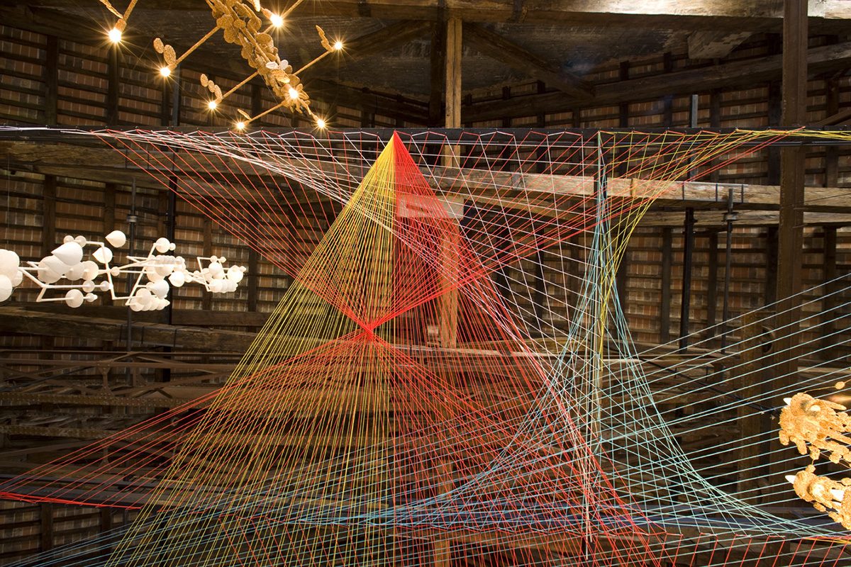 <i>weaving, unsung</i>, 2009 
</br>
installation view, 53rd venice biennial, venice>