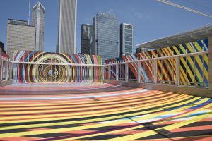 <i>restless rainbow</i>, 2011 
</br>
installation view, the art institute of chicago, chicago