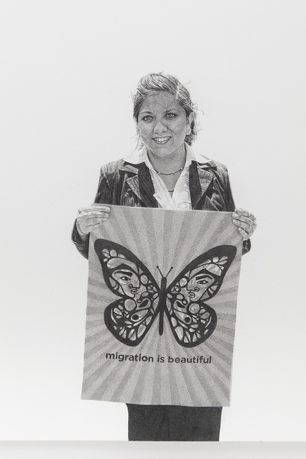 <i>migration is beautiful i (may day, los angeles 2013)</i>, 2015</br>(detail)