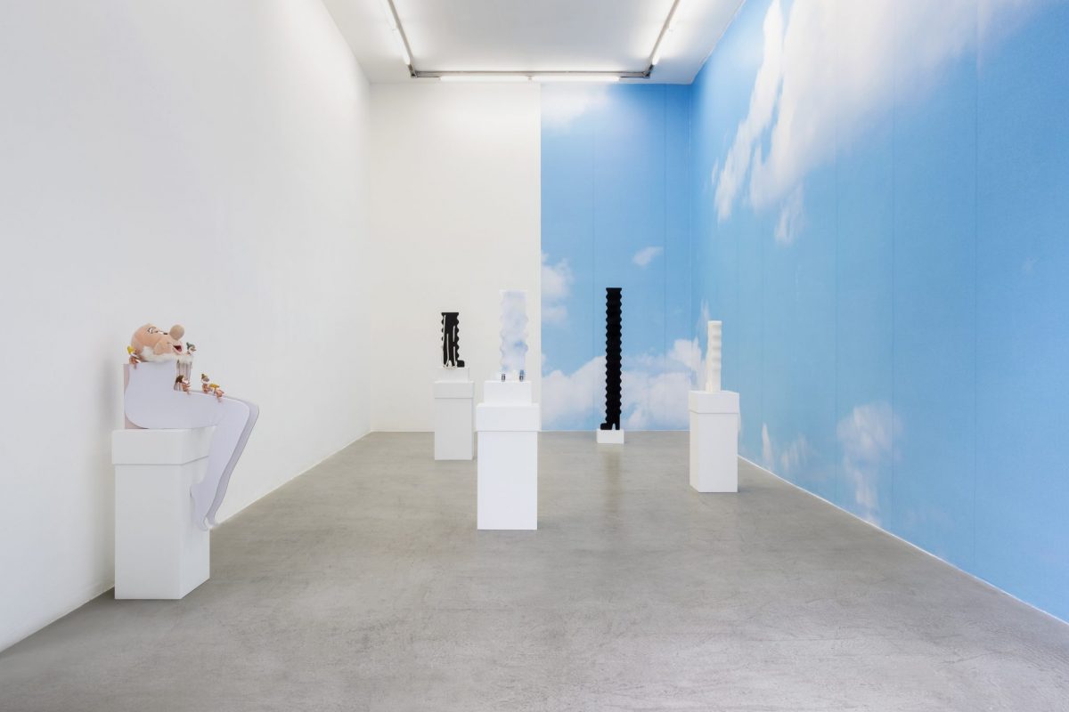 <i>a is for and, am, anxious, apple, adore...</i>, 2018</br>installation view, kaufmann repetto, milan