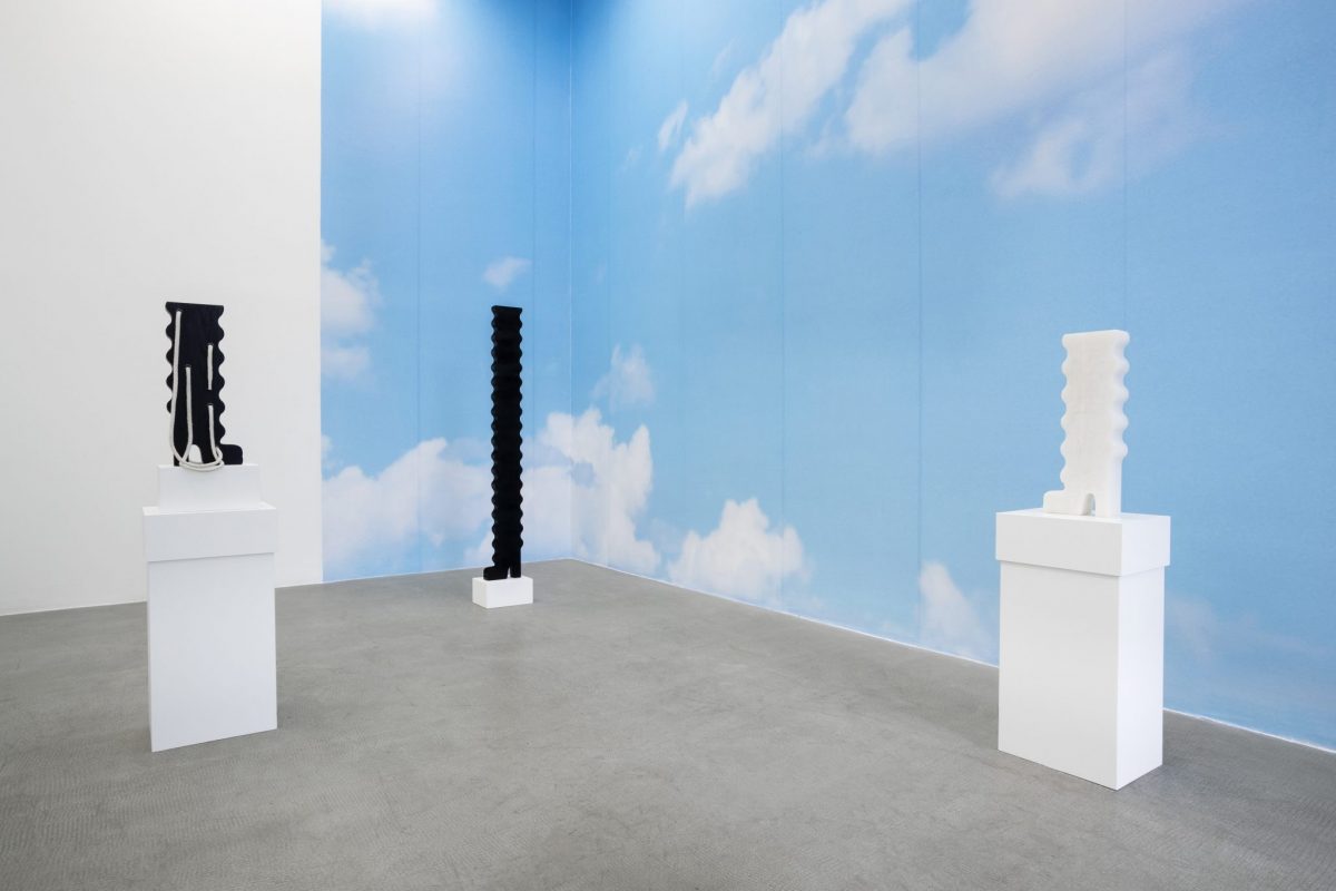 <i>a is for and, am, anxious, apple, adore...</i>, 2018</br>installation view, kaufmann repetto, milan