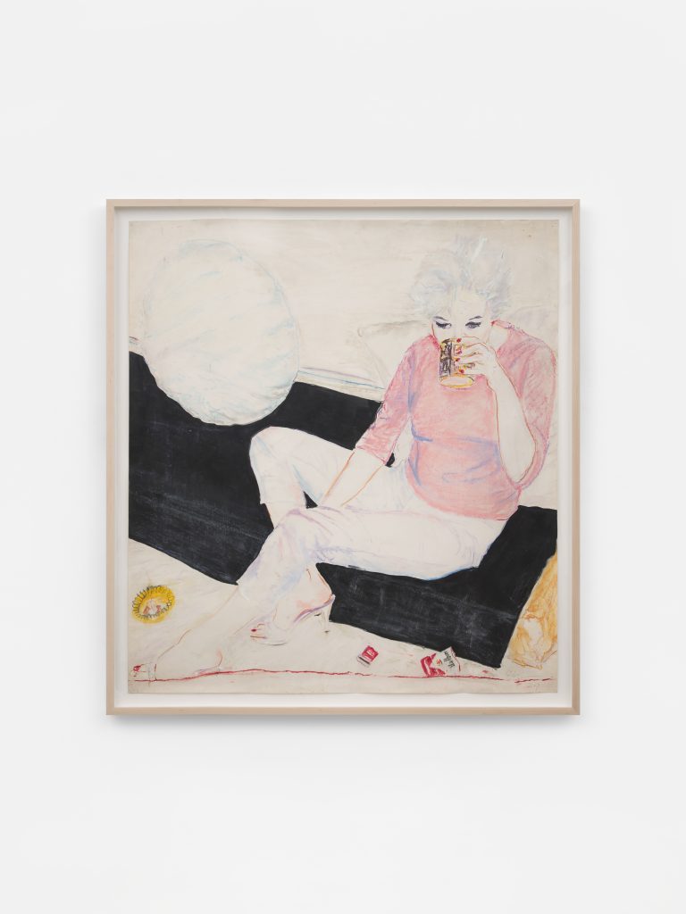 <I>Patti Astor</I>, 1979
</br>pastel on paper, 106,7 x 116,8 cm / 42 x 46 in>