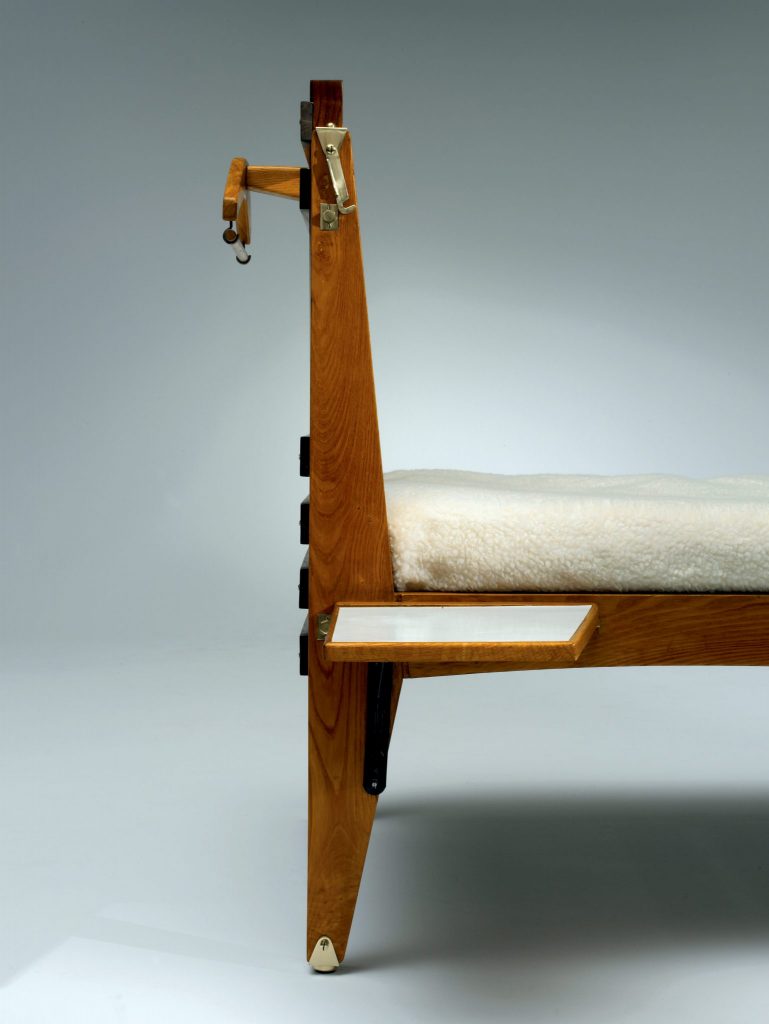 <i>double bed for casa del sole</i>, 1953</br>(detail)