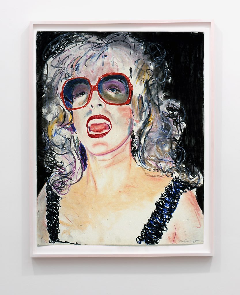 <i>blonde carol</I>, 1979
</br>
pastel on paper, 71,1 x 55,9 cm / 28 x 22 in>
