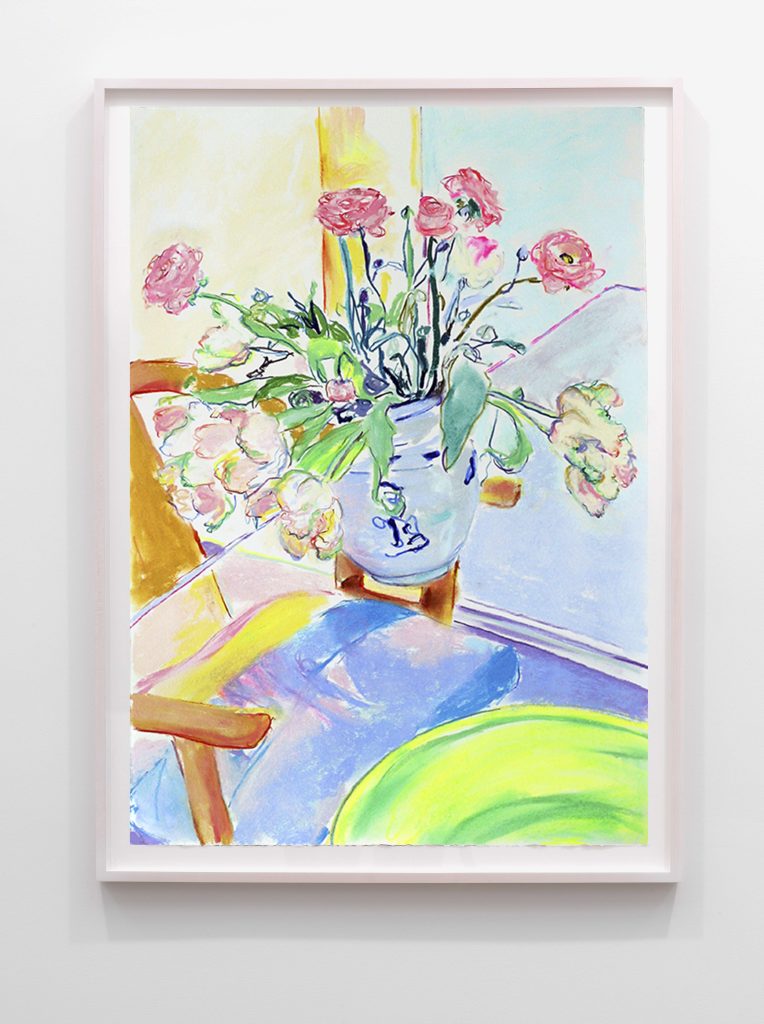 <i>Mary's Flowers</I>, 2009
</br>
Pastel on paper, 76.2 x 55.9 cm / 30 x 22 in>