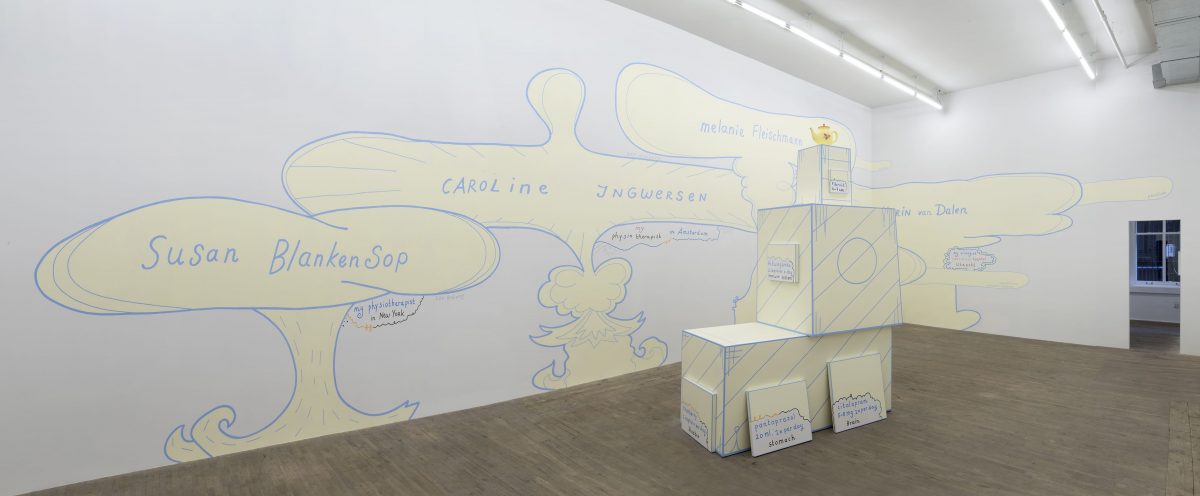 <i>exhibition of the medicines</i>, 2019
</br>
installation view, kaufmann repetto, new york>