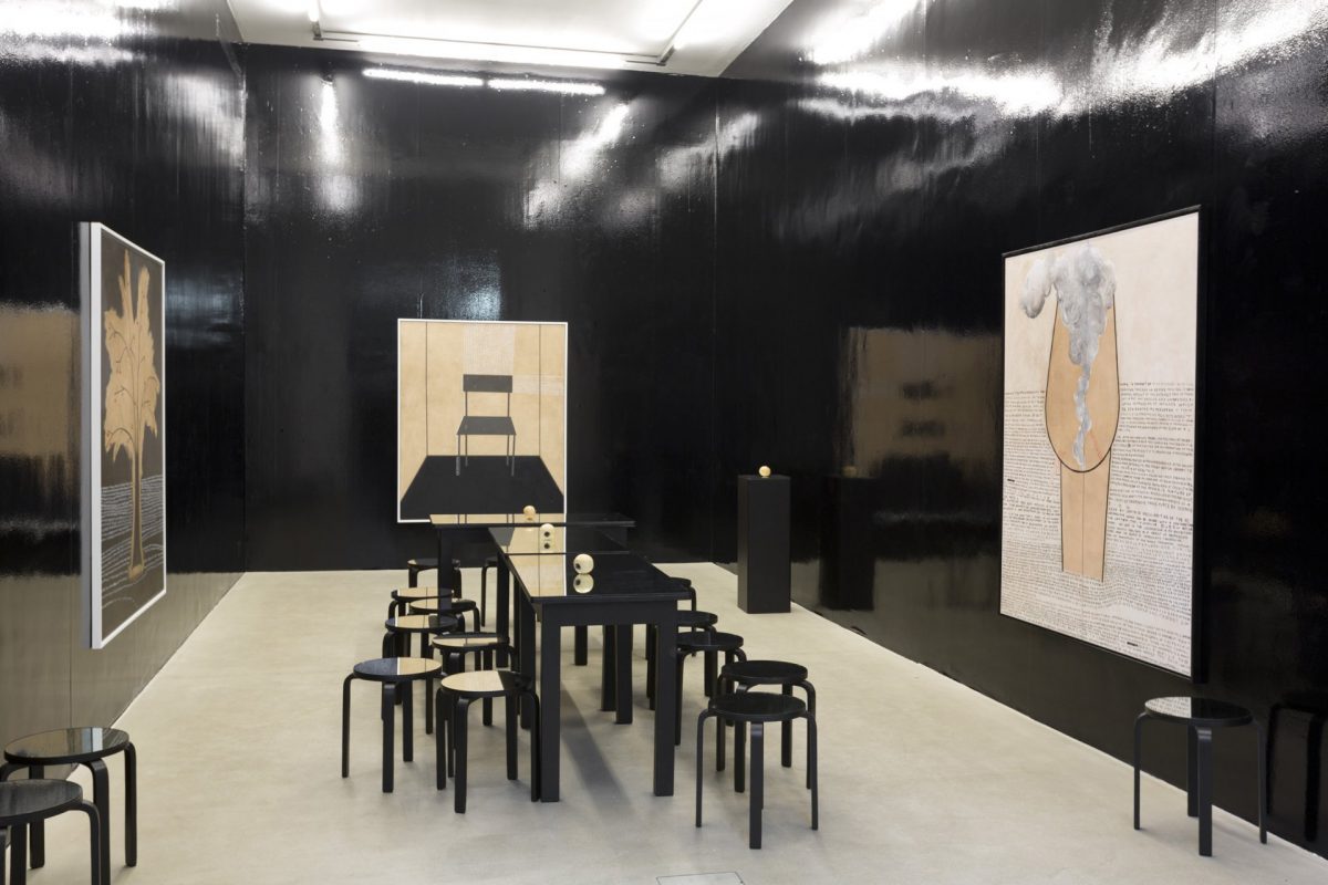 <I>the pink noise diaries</I>, 2013
</br>
installation view, kaufmann repetto, milan>