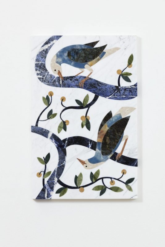 two birds, 2018
marble, 80 x 52 cm