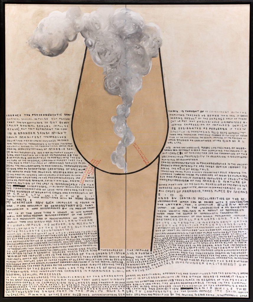 thomas zipp, a. b.: partial impulses, 2013
oil and marker on canvas, cm 185 x 155