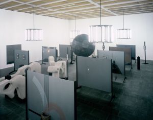 <I>planet caravan? is there life after death? a futuristic world fair</I>, 2007
</br>
installation view, kunsthalle mannheim, mannheim