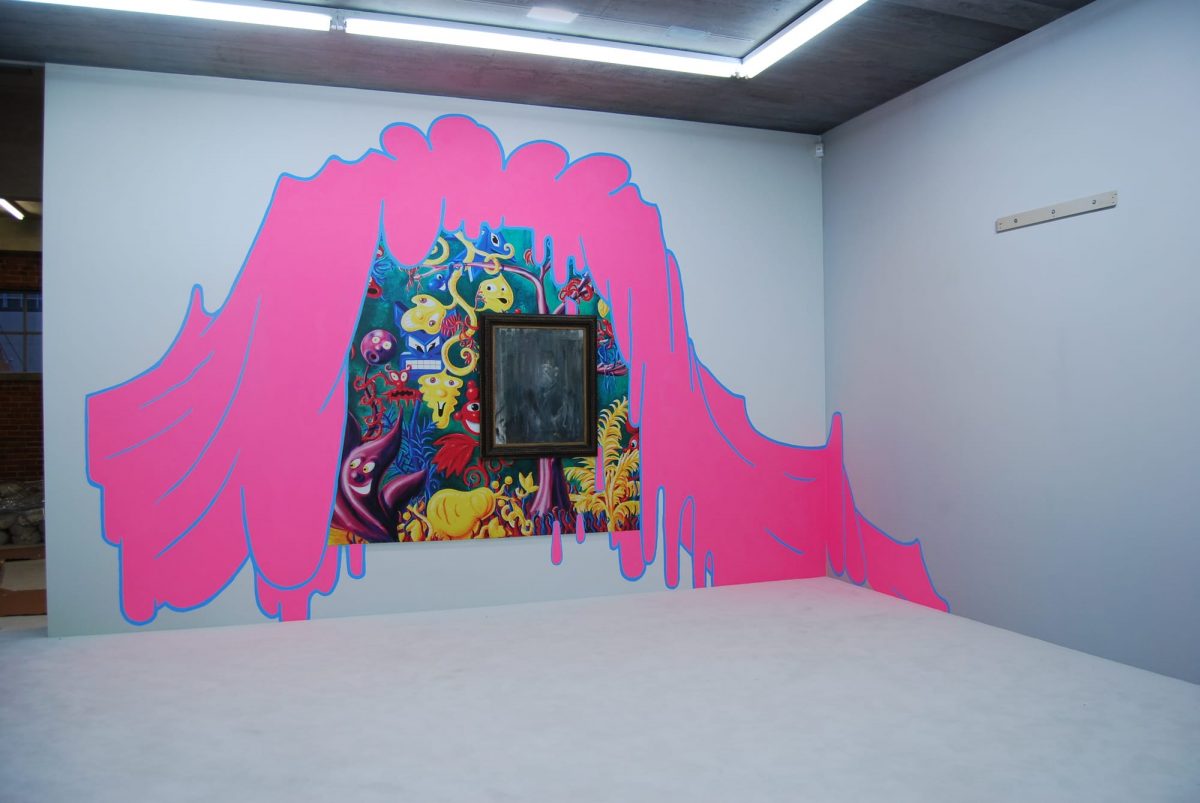 <i>who’s afraid of jasper johns?</i>, 2008
</br>
installation view, tony shafrazi gallery, new york>
