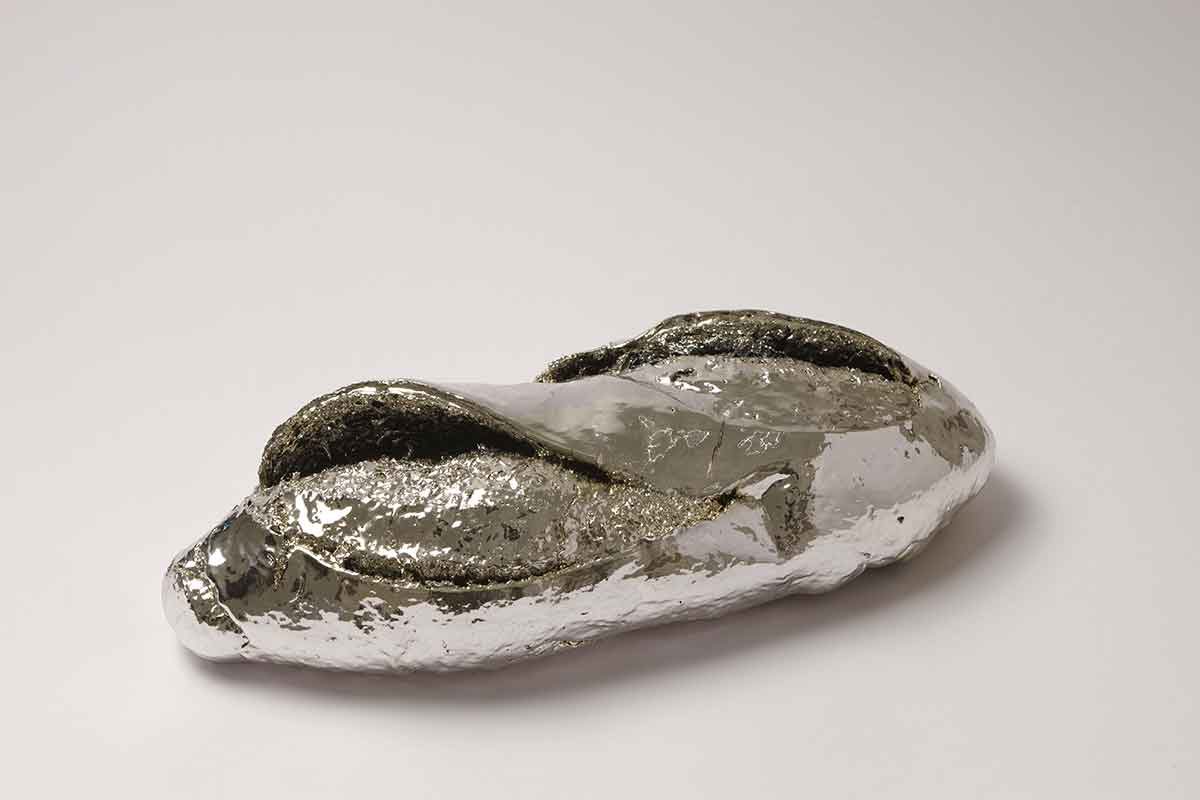 matt sheridan smith, untitled, 2011
silver-plated bread, variable dimensions