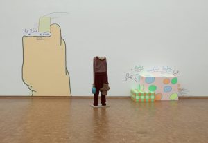 <i>small talk</i>, 2003
</br>
installation view, museum ludwig, cologne
