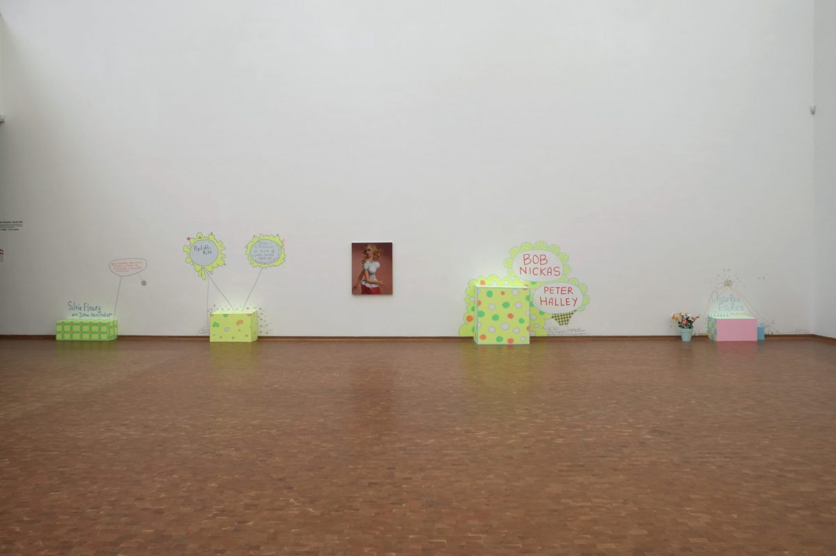 <i>small talk</i>, 2003
</br>
installation view, museum ludwig, cologne>