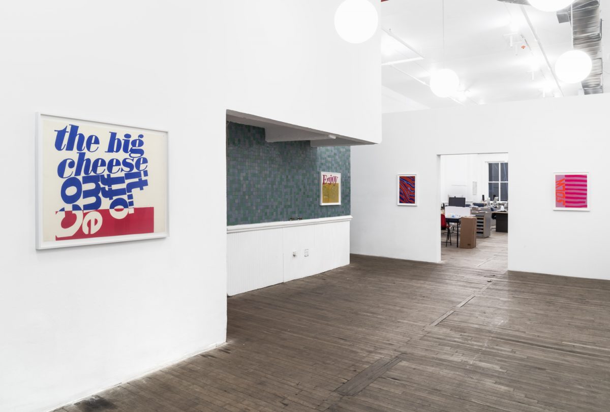 <I>works from the 1960s</I>, 2019
</br>
installation view, kaufmann repetto, new york