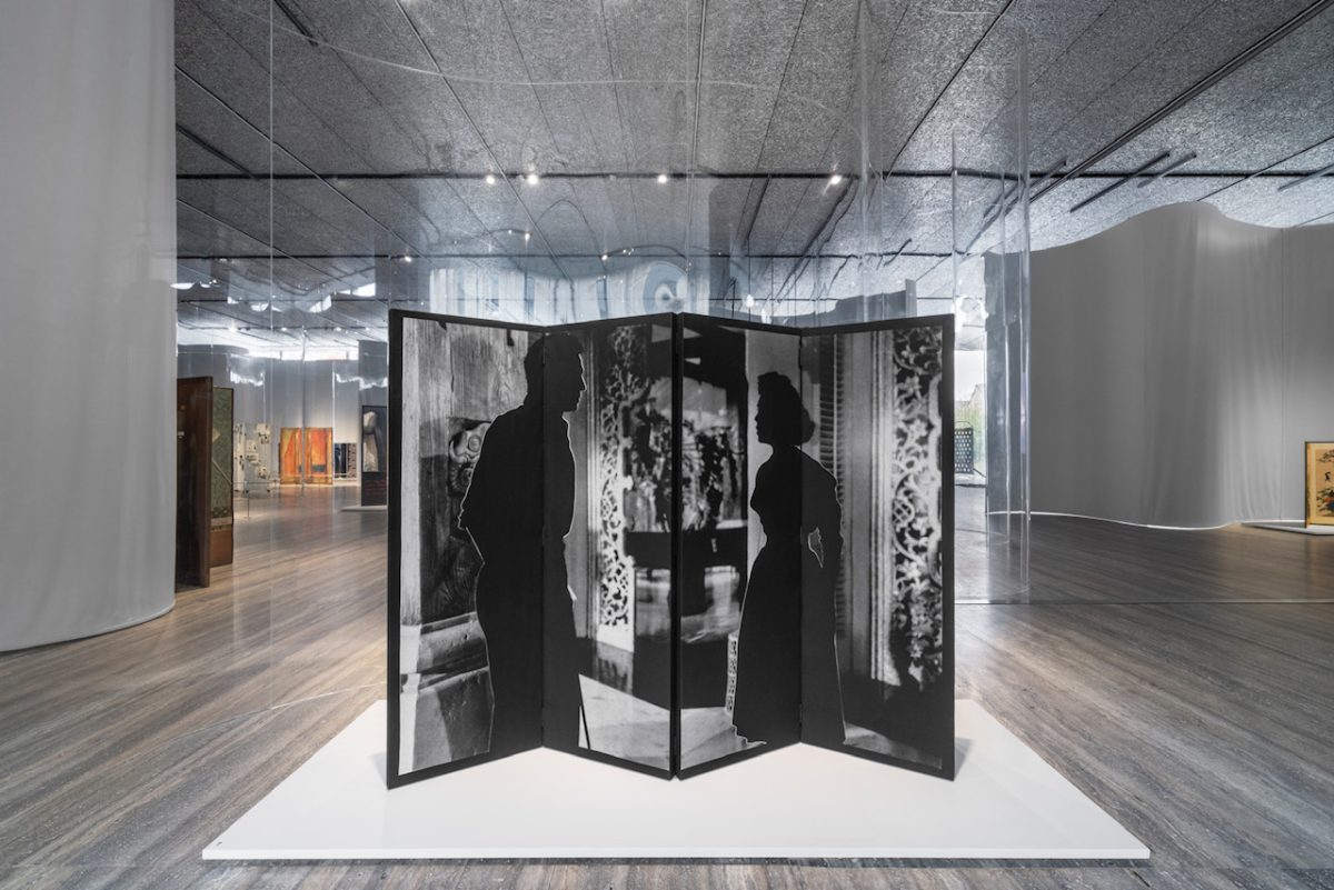 <i>Paraventi: Folding Screens from the 17th to 21st Centuries</I>, 2023</br>
installation view, Fondazione Prada, Milano</br>>