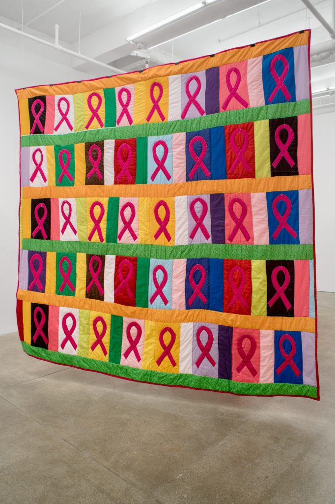 Gee’s Bend Quiltmakers: Mary Lee Bendolph and Essie B. Pettway
</br>
<I>We Fight As One</I>, 2017
</br>
cotton, 256,5 x 255 cm / 101 x 100.5 in