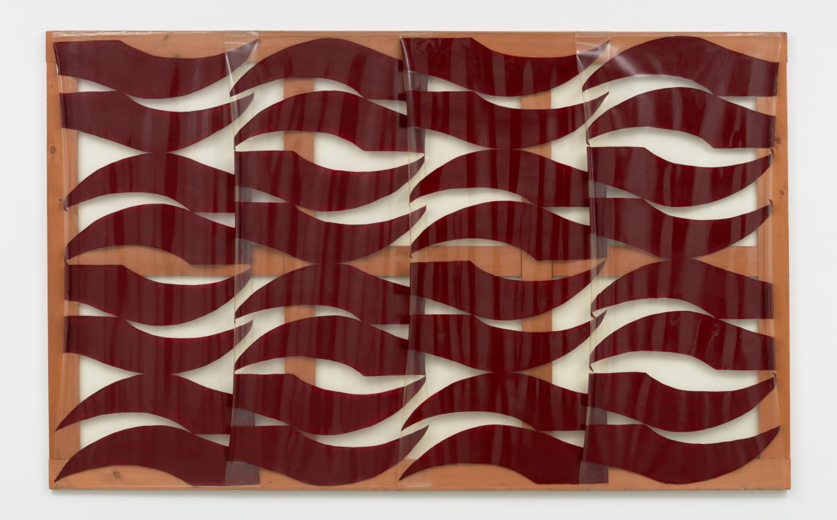 Carla Accardi, <I>Grande Rosso Scuro</I>, 1974
</br>
acrylic on sicofoil, 144,8 x 245,1 cm / 57 x 96.5 in