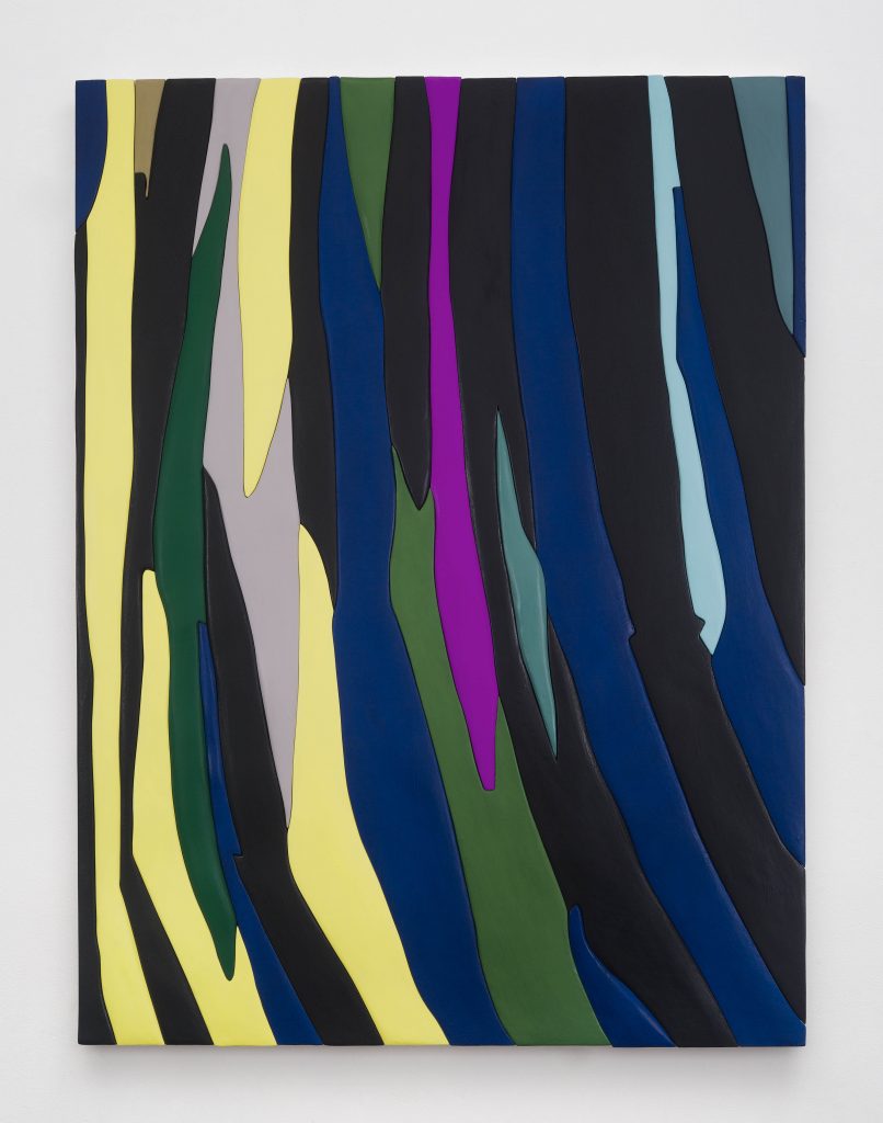 <i>Untitled, Blow Up 39</I>, 2020
</br>
wood, aqua resin, casein, and acrylic gouache
</br>
149,9 x 111,8 x 4,5 cm / 59 x 44 x 1.8 in