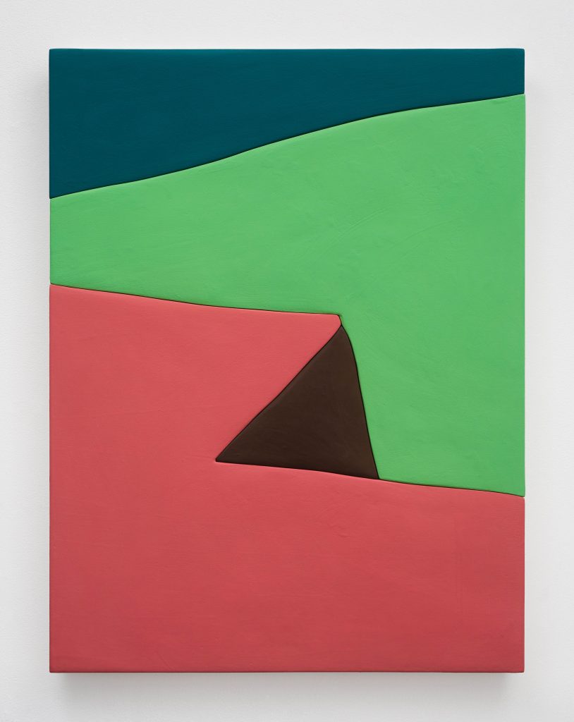 <i>Untitled, Blow Up 41</I>, 2020
</br>
wood, aqua resin, casein, and acrylic gouache
</br>
94 x 71,1 x 4,5 cm / 37 x 28 x 1.8 in