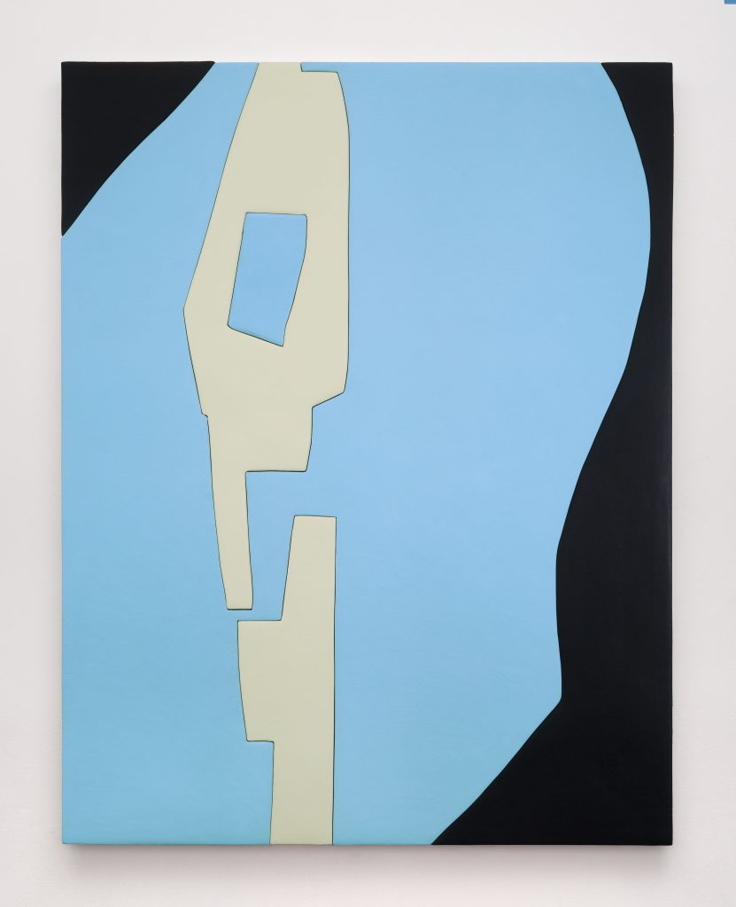 <i>Untitled, Blow Up 43</I>, 2020
</br>
wood, aqua resin, casein, and acrylic gouache
</br>
149,9 x 116,8 x 4,5 cm / 59 x 46 x 1.8 in