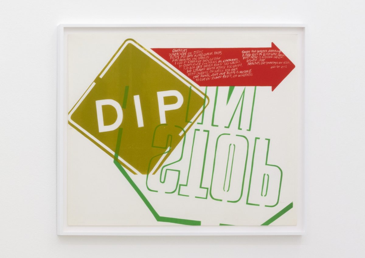 <I>dip</I>, 1967
</br>
screenprint</br>
83,5 x 99 x 4 cm / 32.8 x 38.9 x 1.5 in (framed)